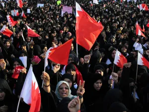 Since mid-February 2011, thousands of protesters have held numerous demonstrations in the streets of Bahrain, calling for the royal family to give up power. (AFP/File)