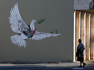 The Palestinians First Intifada emphasized peaceful protest, much like today's Arab revolutions.  