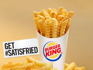 Burger King have launched a new fry with 20 percent fewer calories than their regular french fries. (Image: Facebook)