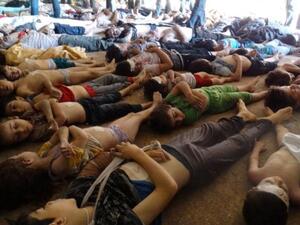 Many Syrians were killed in a chemical attack last August (File Archive/AFP)