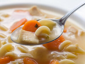 You guessed it- chicken noodle soup makes the list of foods that build the immune system.