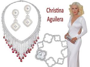تألقي بأنوثة ساحرة مع مجوهرات Christina Aguilera