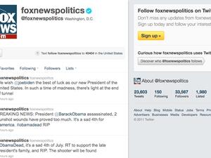 Watch out for hoax or hacked news online where it's often a free-for-all. Questions of trust and media role online are rearing their ugly head again, with this latest faux death announcement.