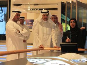 Prince Sultan Bin Salman during his visit to Saadiyat