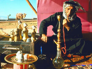Of course smoking the hubbly-bubbly made the list of reasons why the Arab world is amazing.