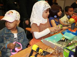 Children at Cairo's Cancer Hospital