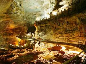 Jeita Grotto, Lebanon's cave attraction, is a contender for the new list of 7 Wonders of the World, together with Jordan's Dead Sea.