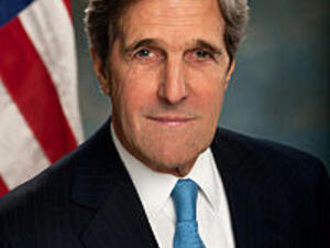 Secretary of State John Kerry visits Bethlehem. 