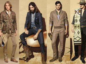 تداخل الأنسجة يحول هذه البدلة الكلاسيكية إلى أخرى مبتكرة