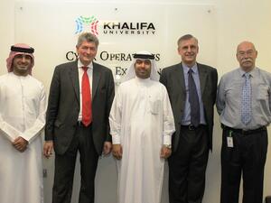 Executives during the opening