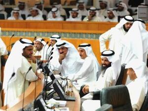 The Kuwaiti parliament in action