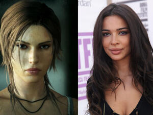 The new Tomb Raider will have an Arab version and Nadine Njeim fits the part of Lara Croft to a tee. (image courtesy of Gamerekon )