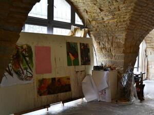 Aley in Lebanon is acting as a refuge for Syrian artists 