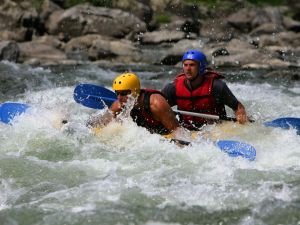 River-rafting on the Orontes ('Assi') river that passes through Lebanon, as well as Syria, is picking up popularity as well as
reaping benefits for the local Hermel community.
