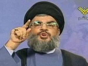 Hezbollah chief Nasrallah (seen here) on Manar TV