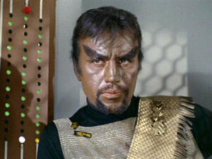 Michael Ansara as Star Trek's original Klingon. (Image: Startrek.com)