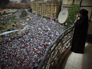 Arab mothers of the revolution, overlooking a brighter future.
