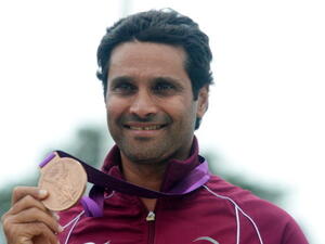 Nasser Al-Attiyah of Qatar picks up the Bronze for Skeet - but Arabs want more, says Mahmood