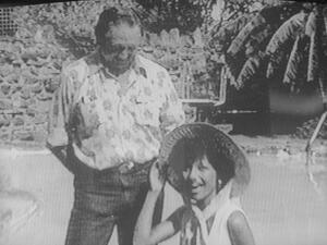 Pictured with the newly wed husband, soon to be dead, Egyptian-born model and 24-year-old nanny Omaima Aree Nelson bludgeoned, skinned and chopped up her husband of two months--and twice her age- in 1991. 
This California-convicted Egyptian-American now seeks parole. 
