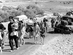 More than 750,000 Palestinians were displaced at the hands of Zionist forces in 1948 (Courtesy of Wikimedia)