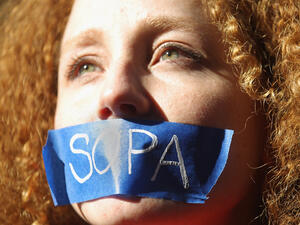 Anti-SOPA/PIPA war rages on in the streets and online.