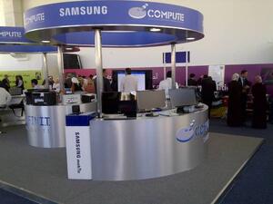 Samsung booth at METs 2011