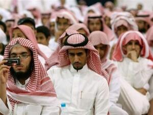 This Saudi with a camera phone may just upload his video online and then comment on it by using YouTube.