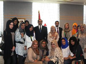 DWC students during their visit to Singapore