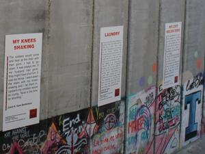 The exhibition displays different stories from across Palestine. (Image source: "Jenny Baboun")
