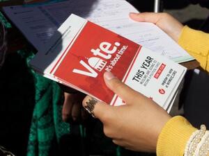 "Yalla vote" (picture courtesy of Raed Rafei)