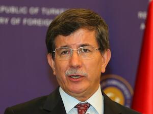 Turkish Foreign Minister Ahmet Davutoglu speaks during a press conference in Istanbul on August 24, 2013. (AFP)