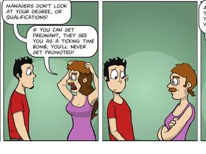 The lighter side of being a woman in the manly world of Beirut business. (image courtesy of Ink on the Side) 