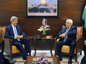 Kerry is scheduled to meet with Palestinian leader Mahmoud Abbas Wednesday to discuss the crumbling peace talks (Courtesy of the Telegraph)