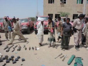 الغام تم تفكيكها في ابين بعد دخول الجيش
