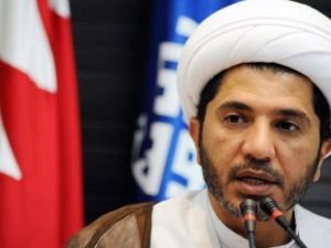 امين عام جمعية الوفاق الوطني الاسلامي البحرينية الشيخ علي سلمان
