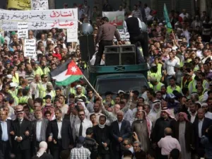 تظاهرة في عمان بعد صلاة الجمعة
