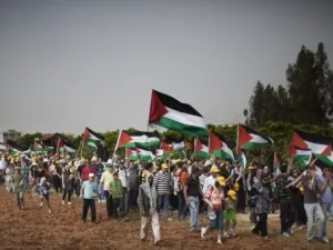 مسيرة لعرب واسرائيليين للمطالبة بحق العودة للاجئين الفلسطينيين
