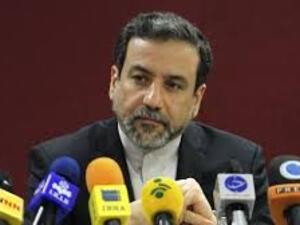 Iran's Deputy FM Abbas Araqchi told reporters that "we are in no way optimistic about [the West world powers]-we are pessimistic- and we have told them that we cannot trust you" (Courtesy of Press TV)