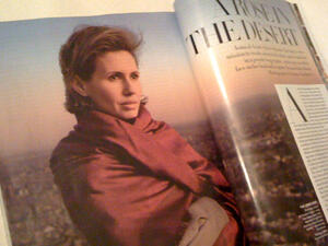 Much talked-about and ill-timed Vogue feature on Syria's 'Desert Rose' and First Lady to Bashar, Asma al-Assad, made news when it was released at the start of the Arab Spring, vaunting the Assad Regime as reformist - modern and mild.