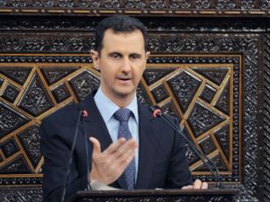  الاسد يلقي خطابه امام مجلس الشعب
