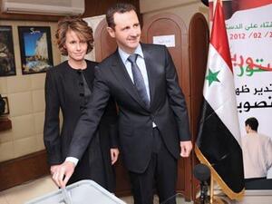 الاسد يقترع