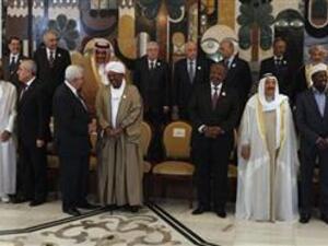 القادة العرب قبل الجلسة الافتتاحية للقمة العربية في بغداد
