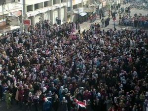 تظاهرة نسائية في بانياس