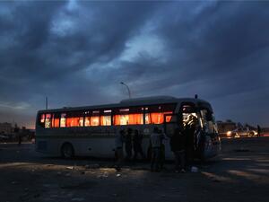 The deadly trigger of Lebanon&#039;s infamous Civil War:  the ambush of a bus conducting Palestinian militias.