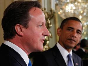 UK Prime Minister David Cameron and US President Barack Obama. (AFP/File) UK Prime Minister David Cameron and US President Barack Obama. (AFP/File)