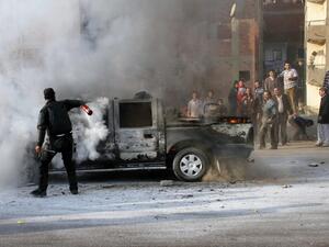 Muslim Brotherhood supporters clashed with police personnel in Cairo earlier this week (Khaled Kamel/AFP)