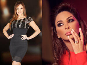 Elissa had recently posted a photo of her with “Lady” on Twitter during Christmas. (Image: Albawaba edit)
