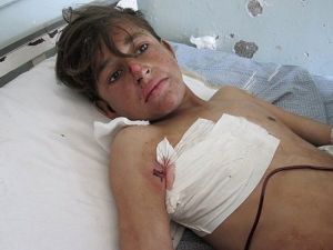 مقتل عشرة اطفال في غارة جوية للاطلسي 