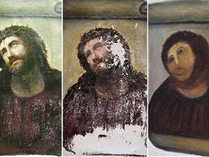 The ancient Christian painting that was destroyed 