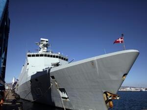 The Danish vessel that will be used to remove Syria's chemical weapons from Latakia arrived in Cyprus last week (Yiannis Kourtoglou/AFP)